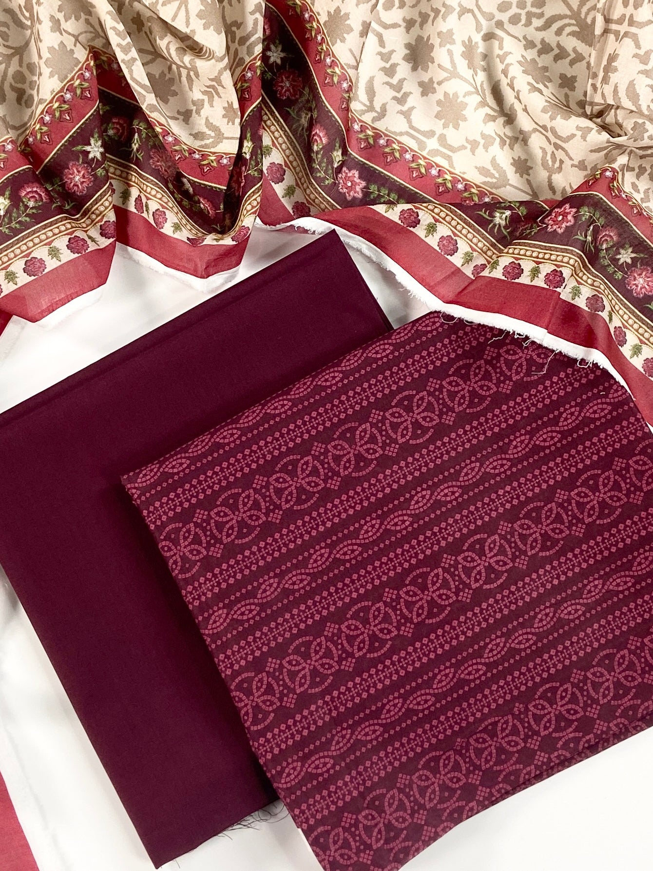 Mashaim Digital Printed Lawn 3PC