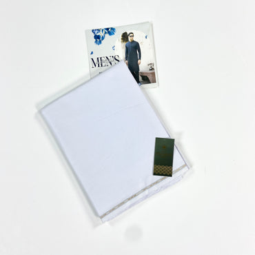 Taqwa Silver Storm Men’s Summer Cotton Unstitched Suit