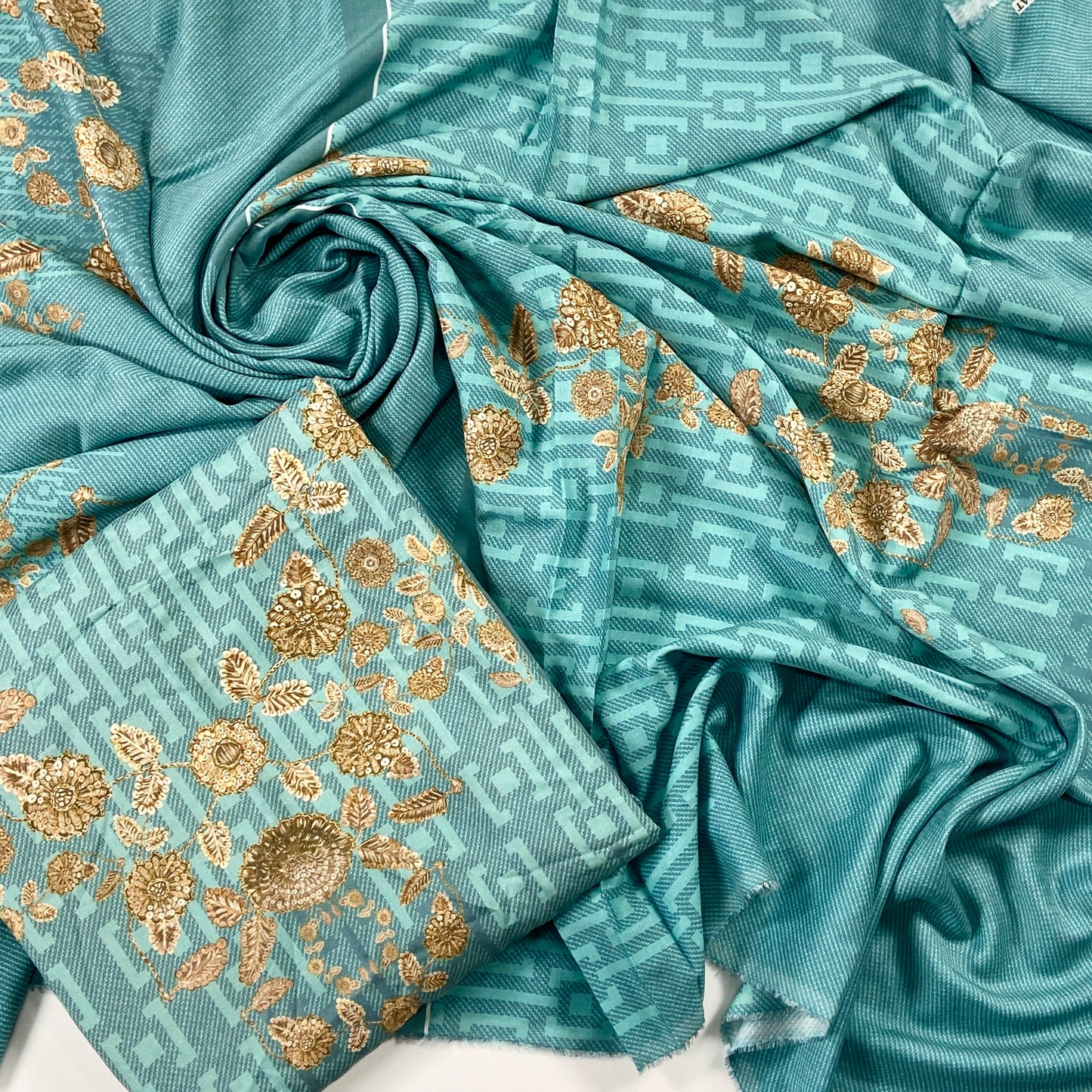 Nishat Digital Printed Linen Shirt-1PC