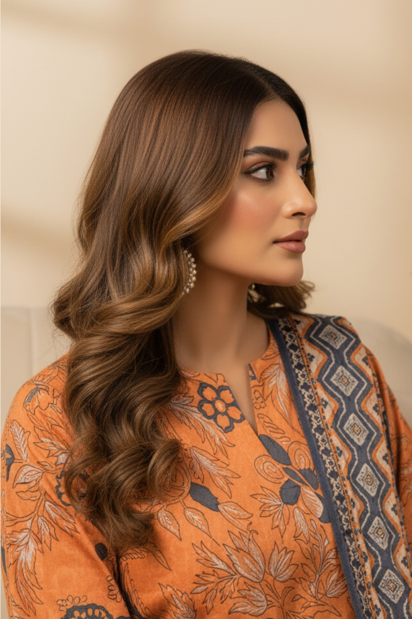 Noor By Fiza Noor Printed Wool 3PC