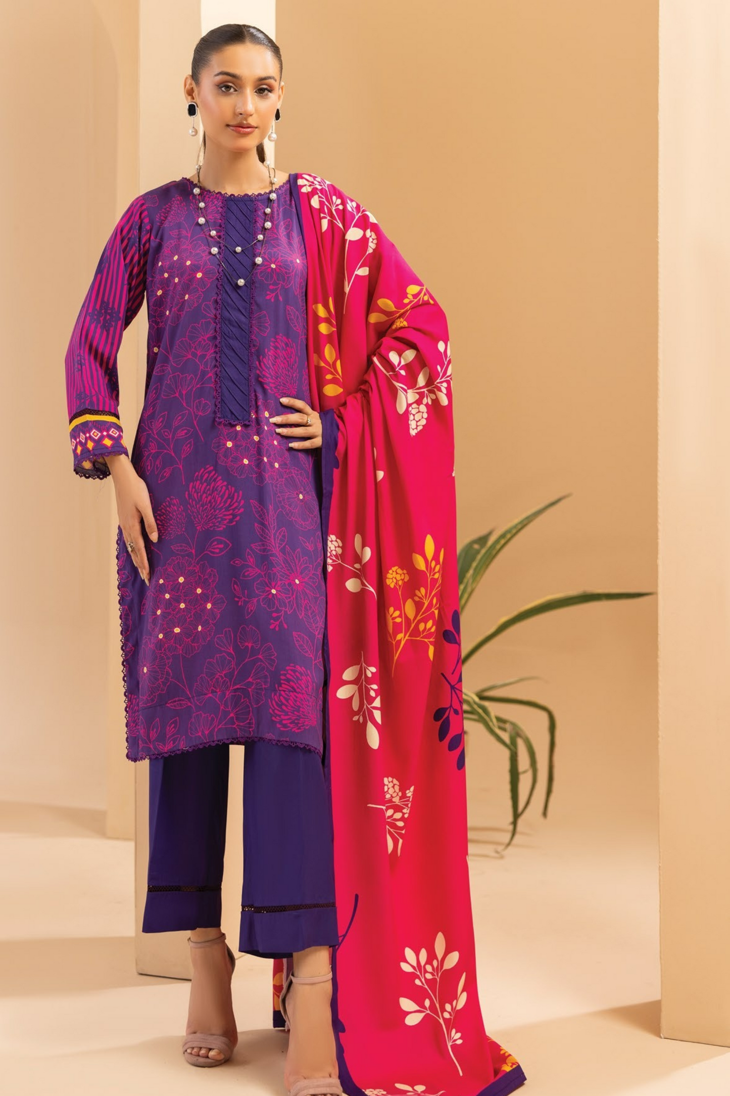 Motifz Premium Printed Linen 3PC