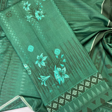 Digital Printed Wool Dhanak-Shirt