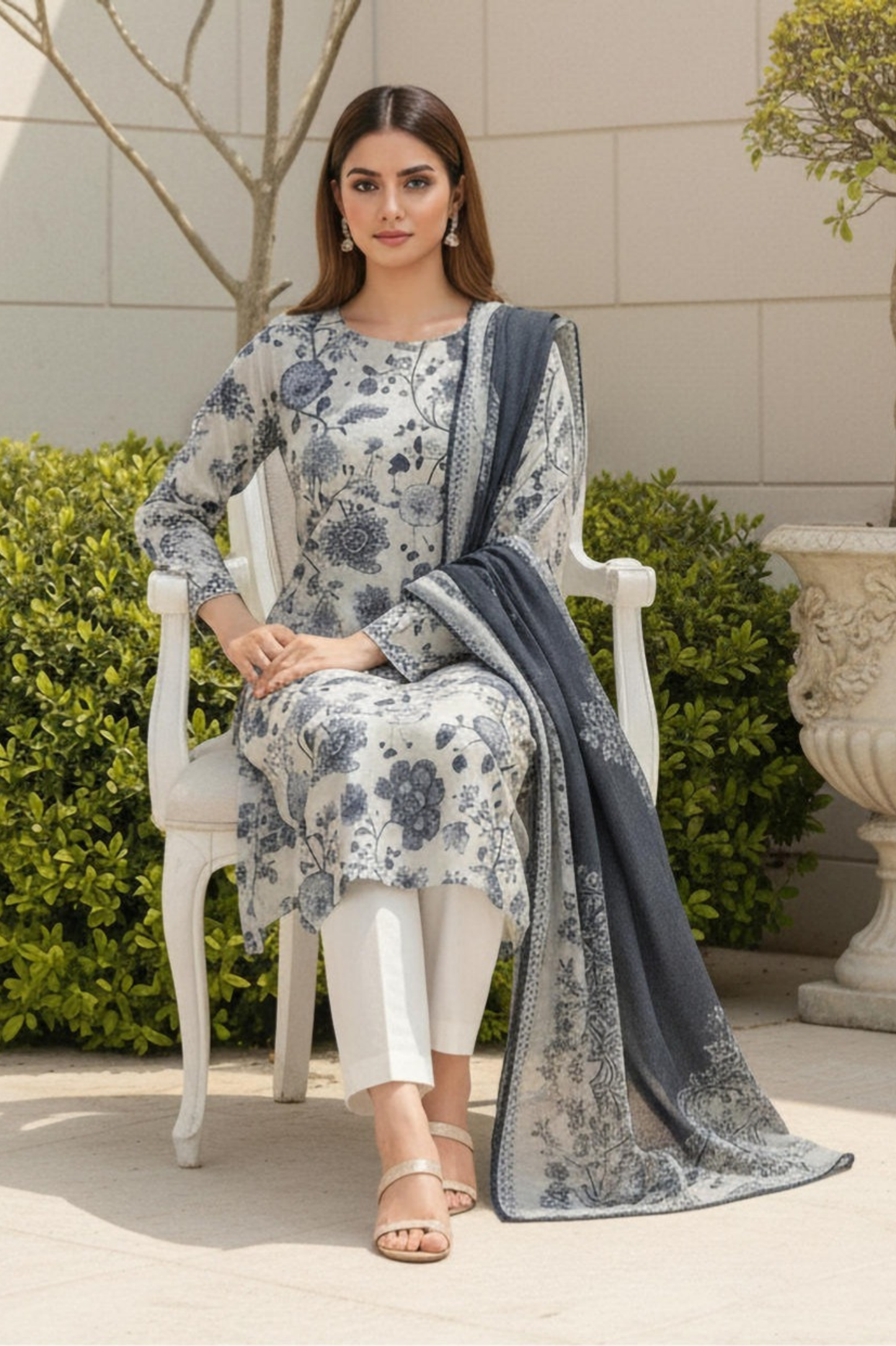 Motifz Premium Printed Khaddar 3PC