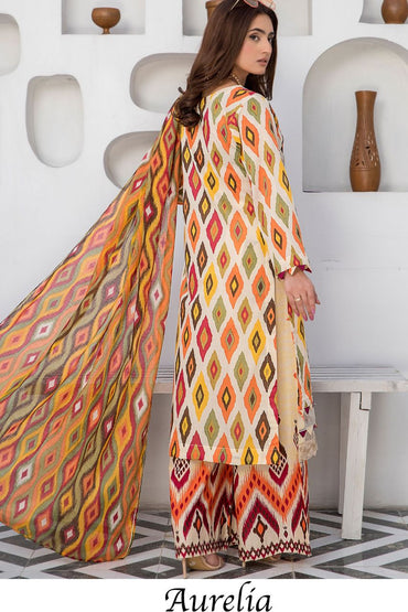 Abrish digital Printed Lawn 3-PC
