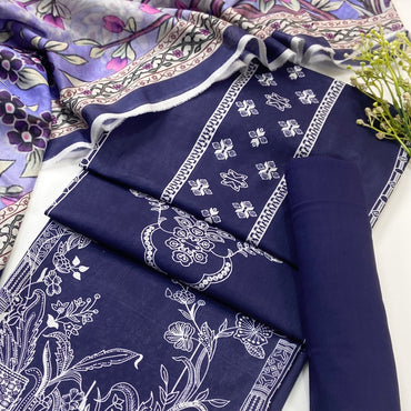 Beechtree Summer Digital Printed Lawn 3PC