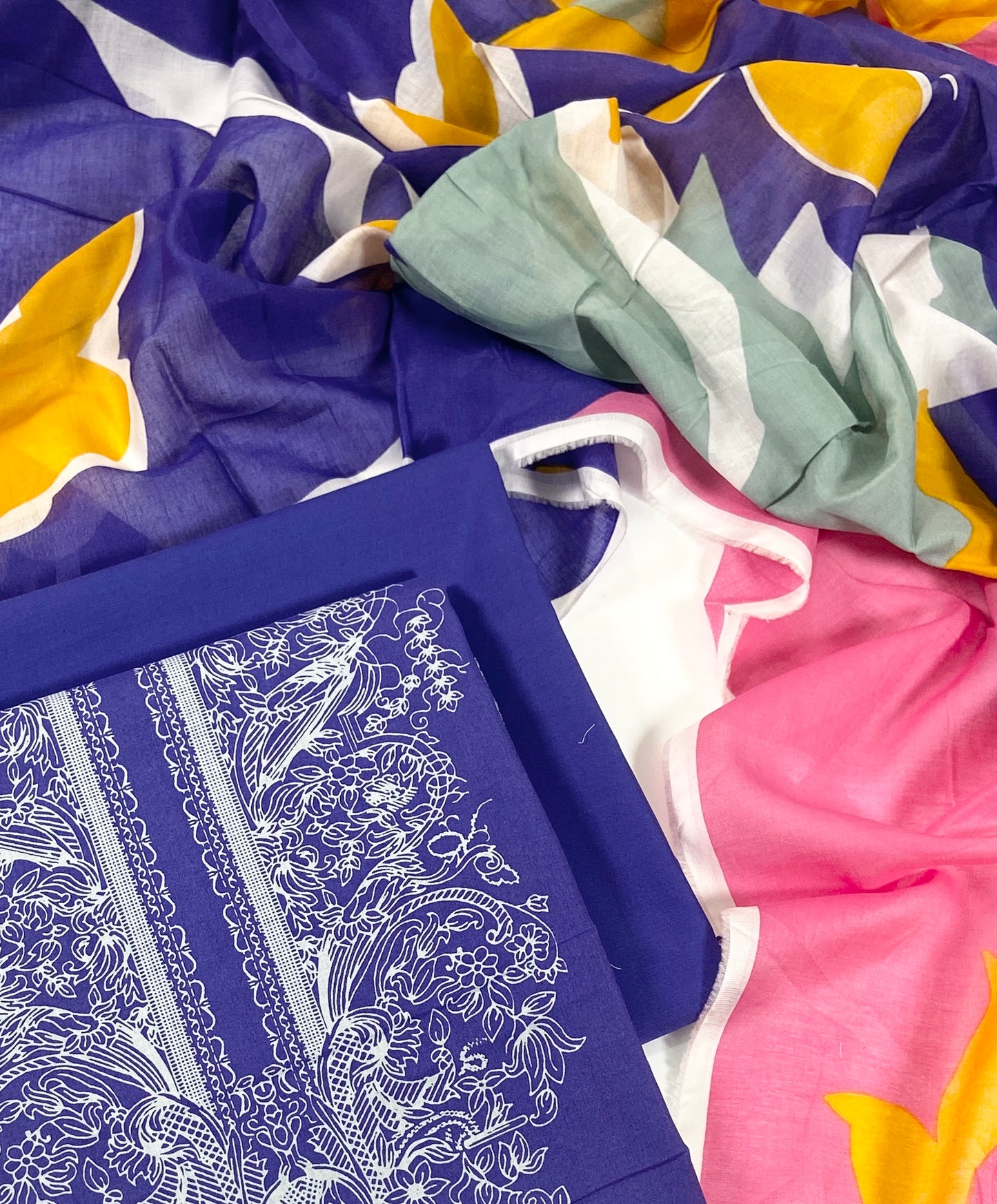 Lime Light Printed Lawn 3PC