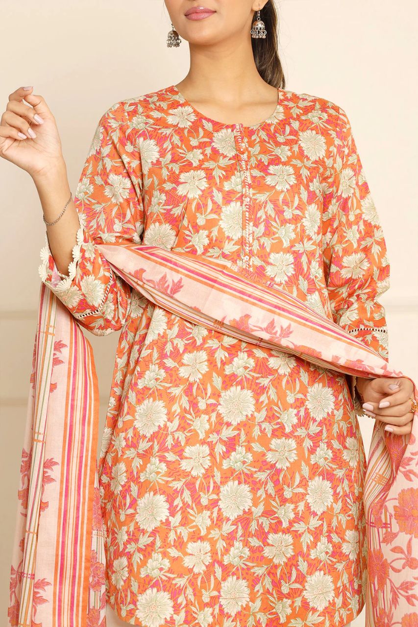 Saya Premium Printed Lawn 3PC