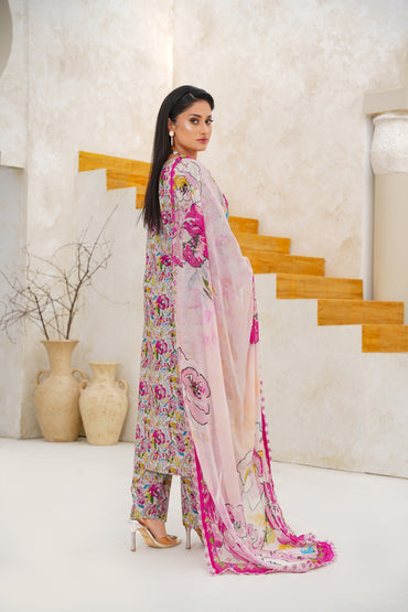 Jashn-e-Baharan By Anaya Noor Emb & Digital Printed Lawn 3PC