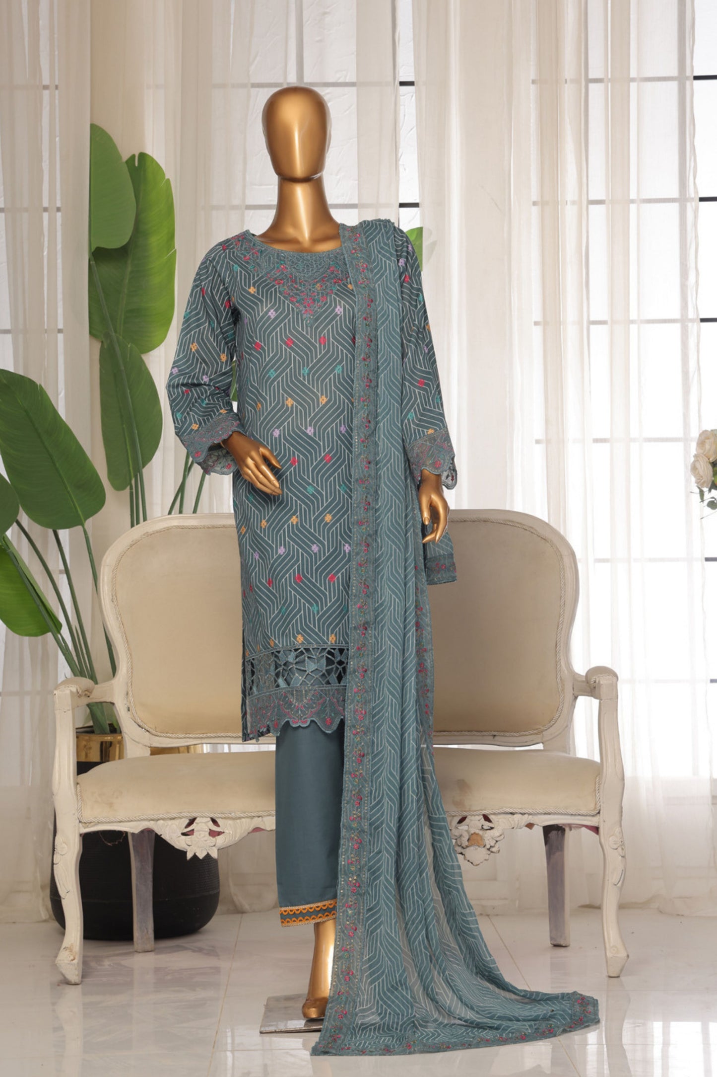 Khoobsurat By Anaya Noor Fine Jacquard Lawn 3-PC
