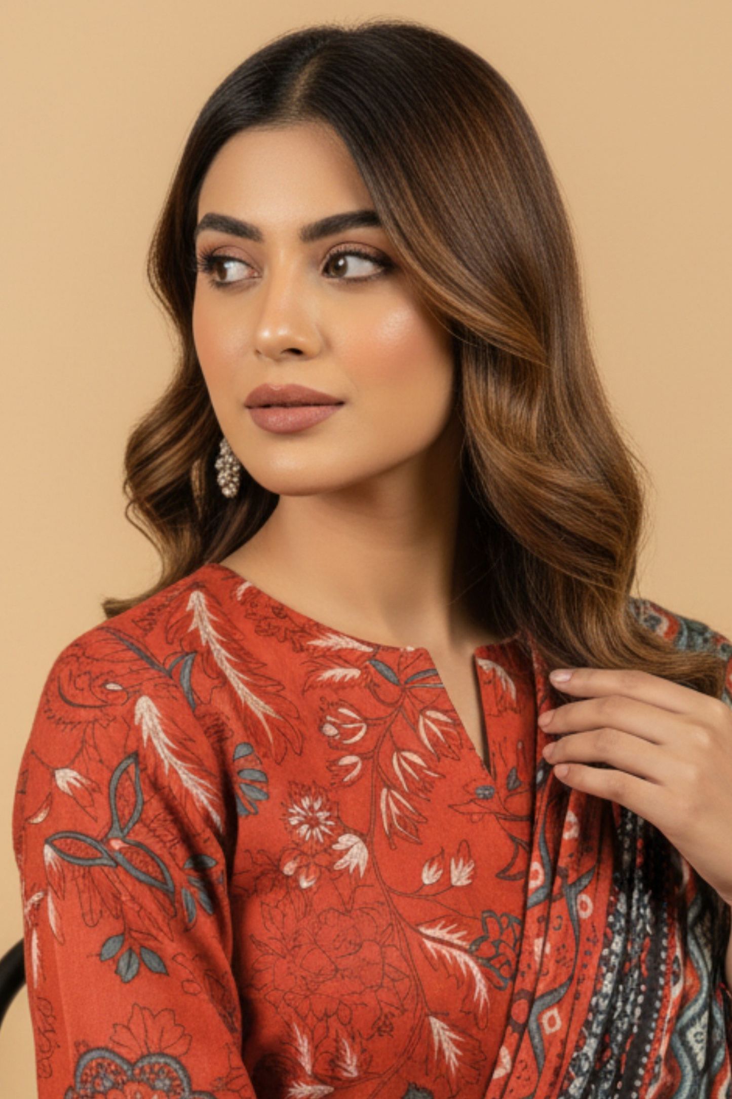 Noor By Fiza Noor Printed Wool 3PC