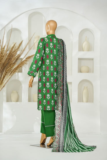 Nishat Laserkari Emb & Printed Lawn 3PC