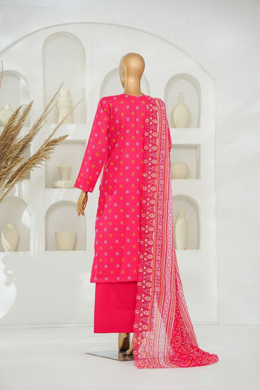Nishat Laserkari Emb & Printed Lawn 3PC