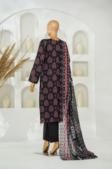 Nishat Laserkari Emb & Printed Lawn 3PC