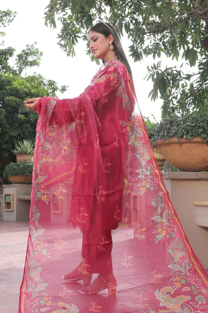Zamra by Dressline Emb Lawn 3-PC