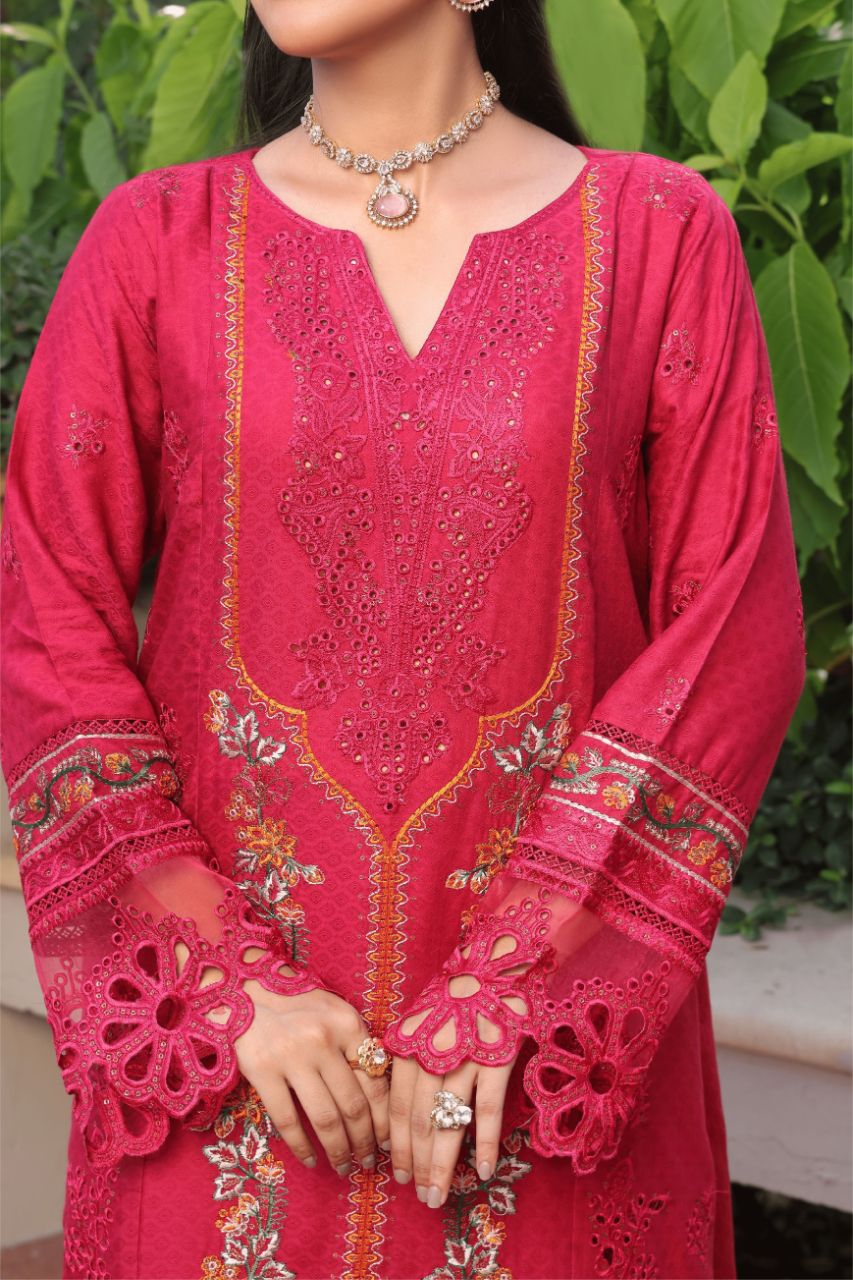 Zamra by Dressline Emb Lawn 3-PC