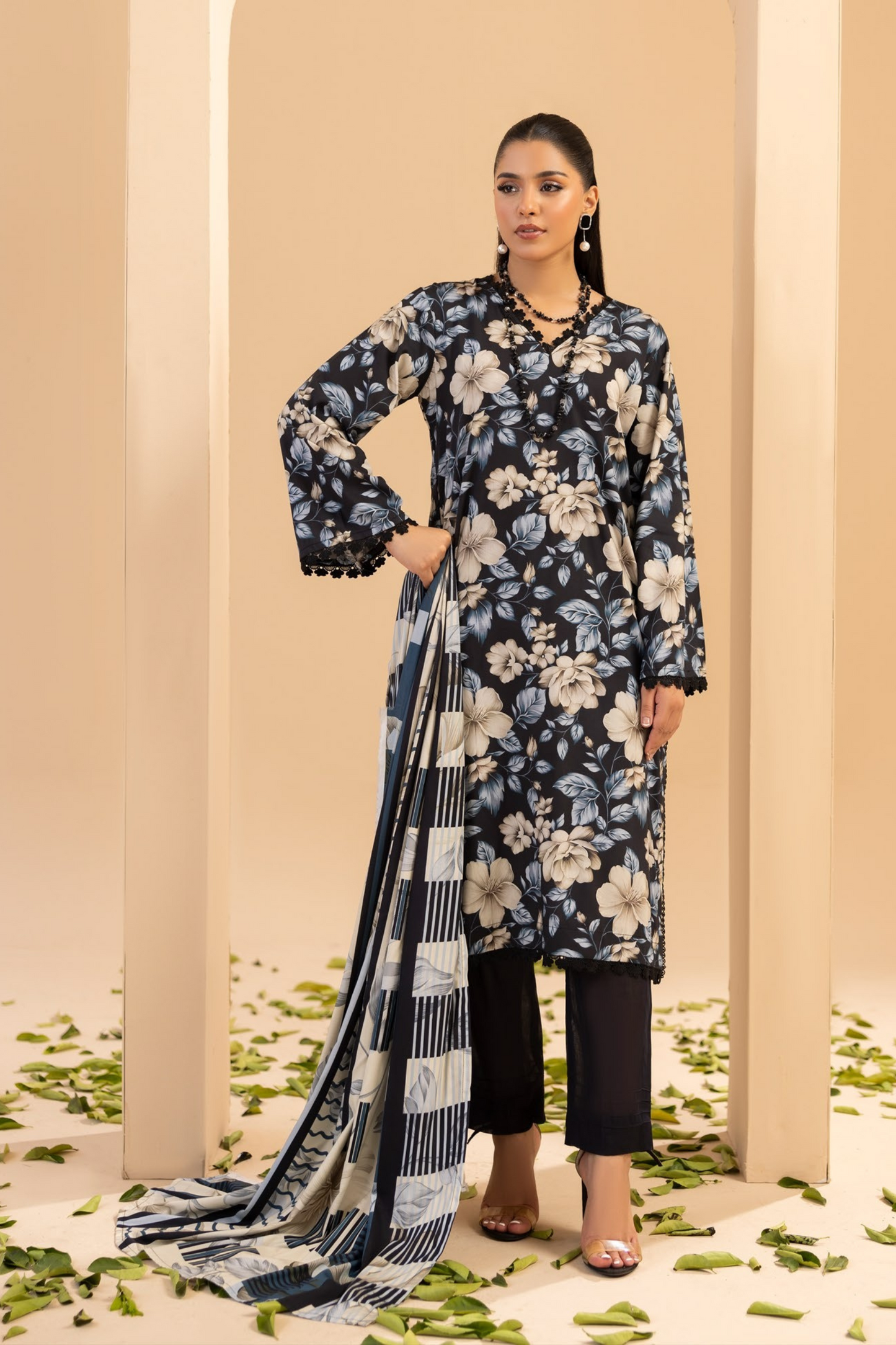 Motifz Premium Printed Linen 3PC