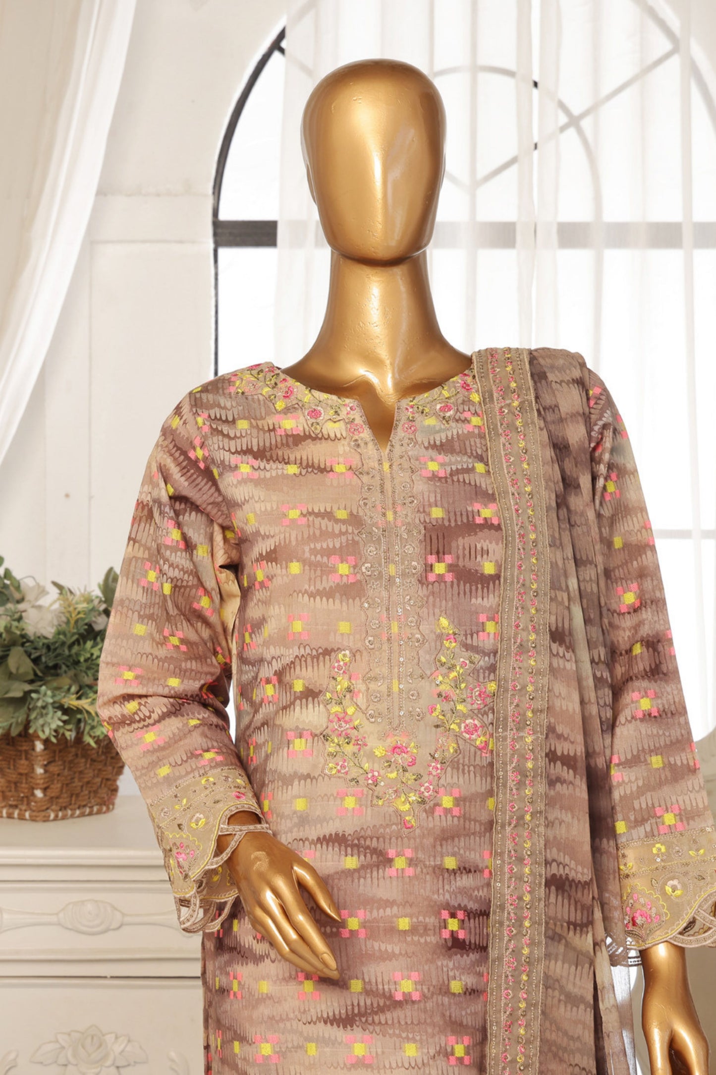 Khoobsurat By Anaya Noor Fine Jacquard Lawn 3-PC