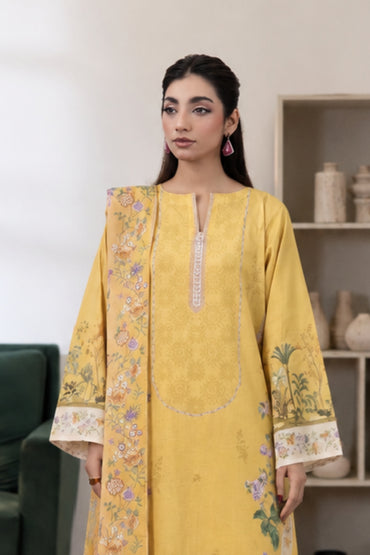 Anaya Noor Digital Printed Stone Linen 3PC
