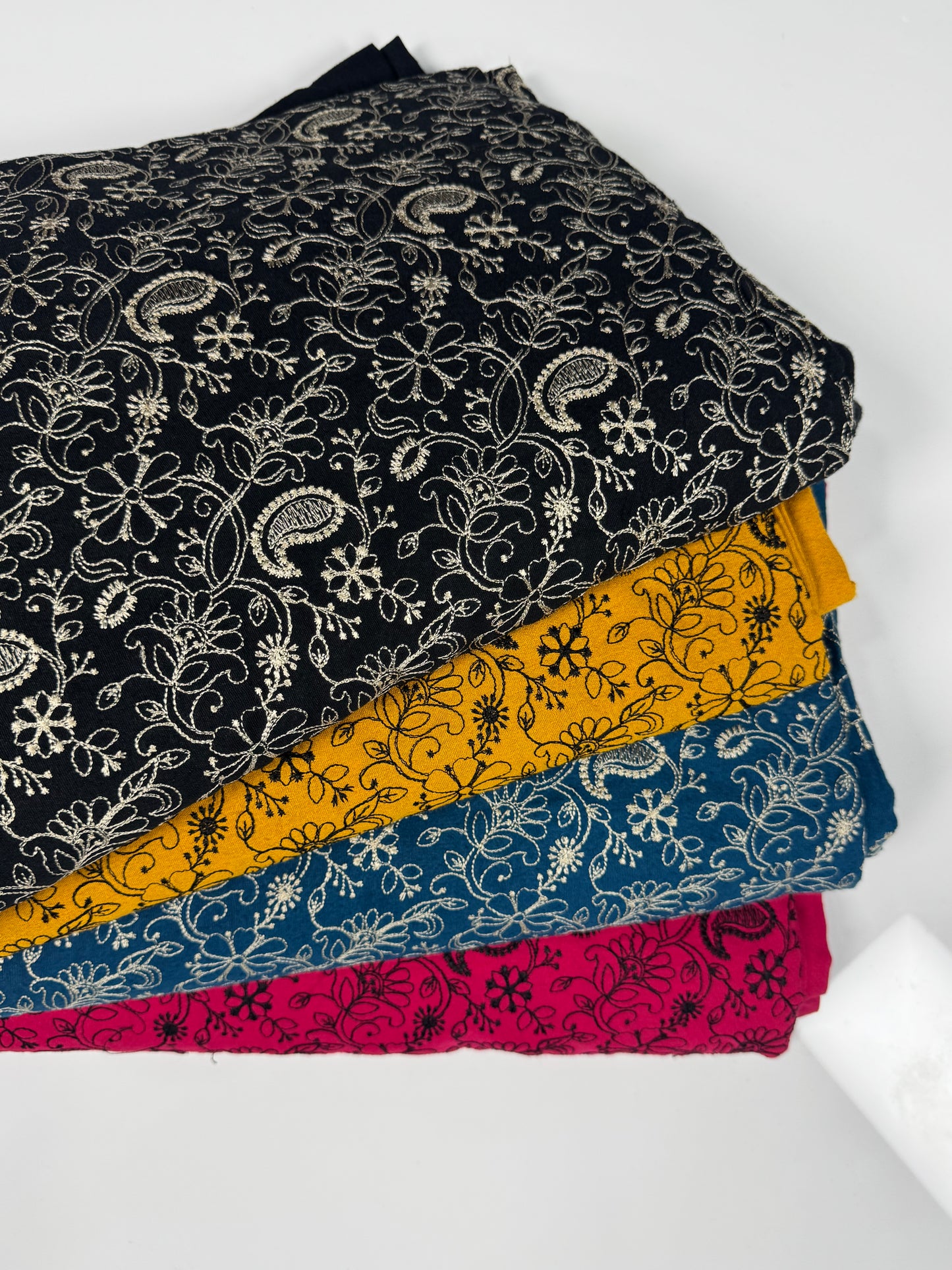 Pack of 4 – Bareeze Style Embroidered Karandi Fabric 2-PC