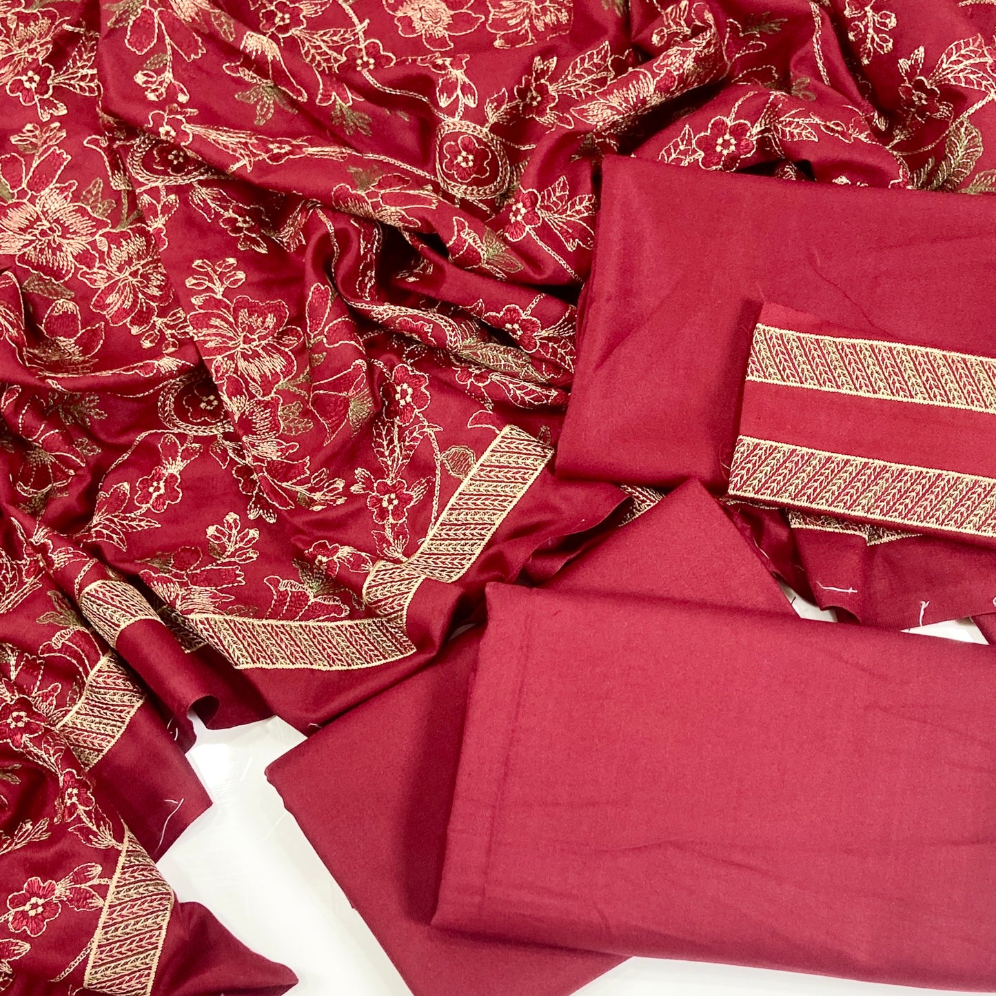 Bareeze Luxury Emb Dhanak 3PC