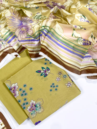 Rijja By Murashe Digital Printed Lawn 3PC