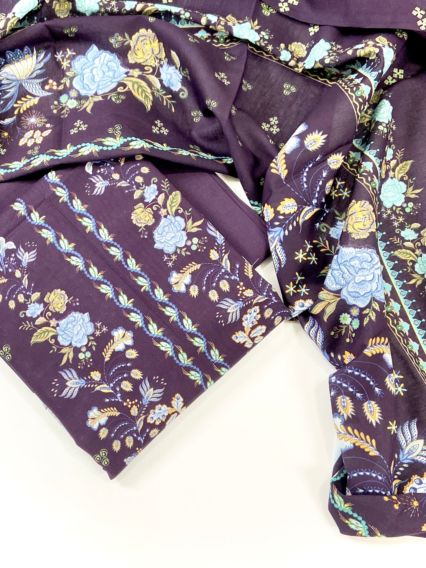 Mausummery Digital Printed Khaddar 3PC