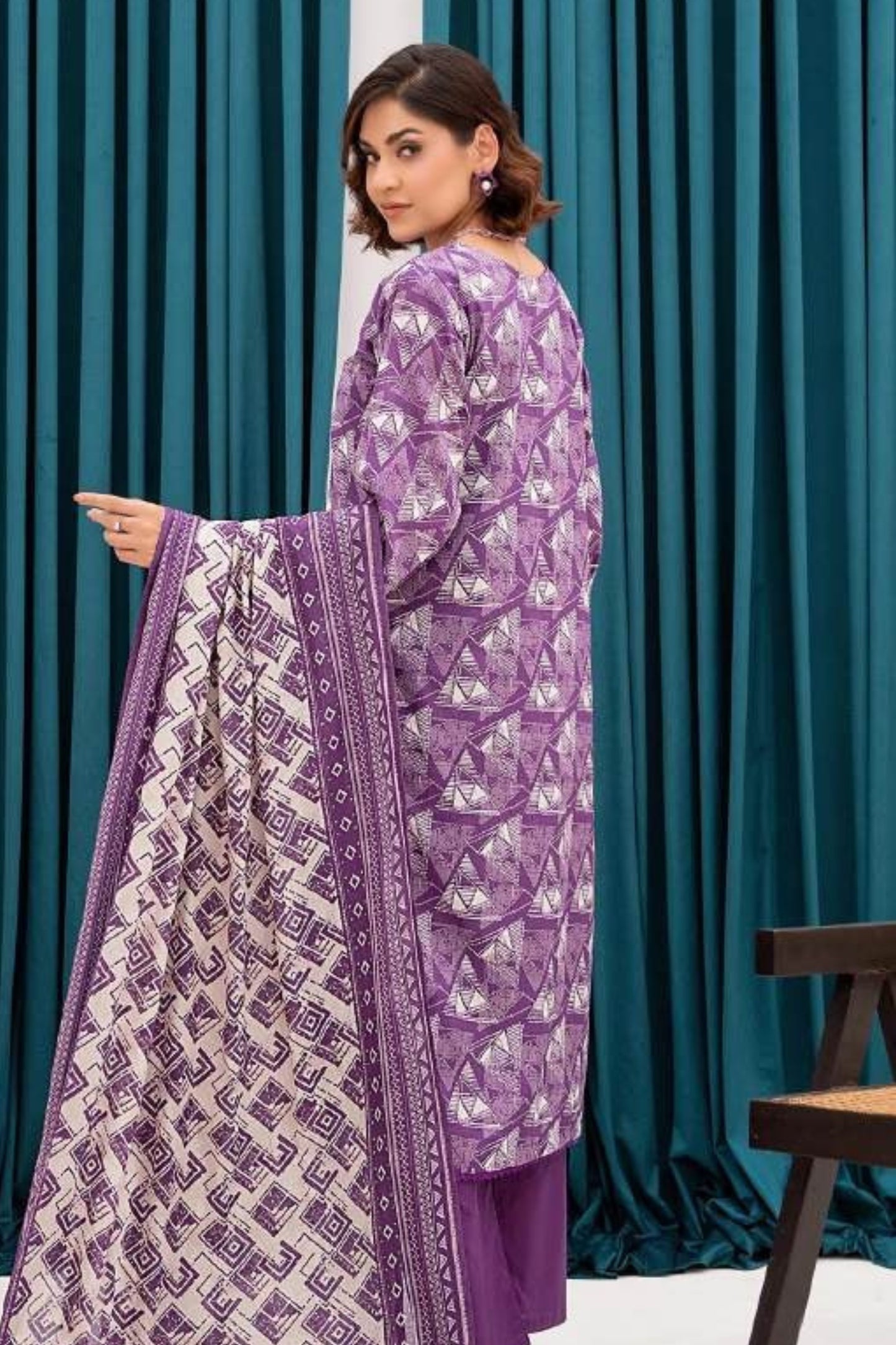 Zesh Printed Lawn 3-PC