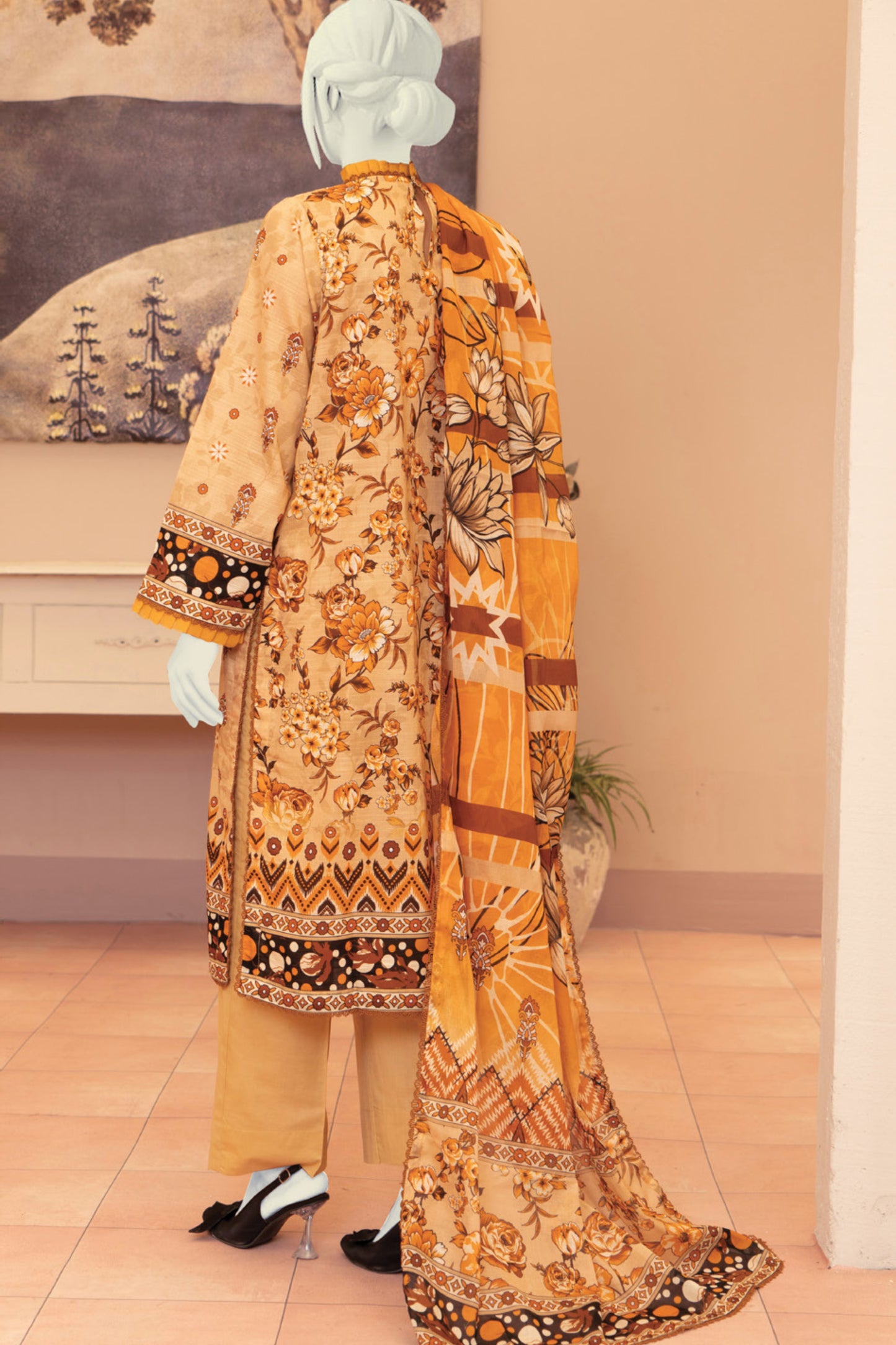 Minsa By Murashe Printed Lawn 3-PC