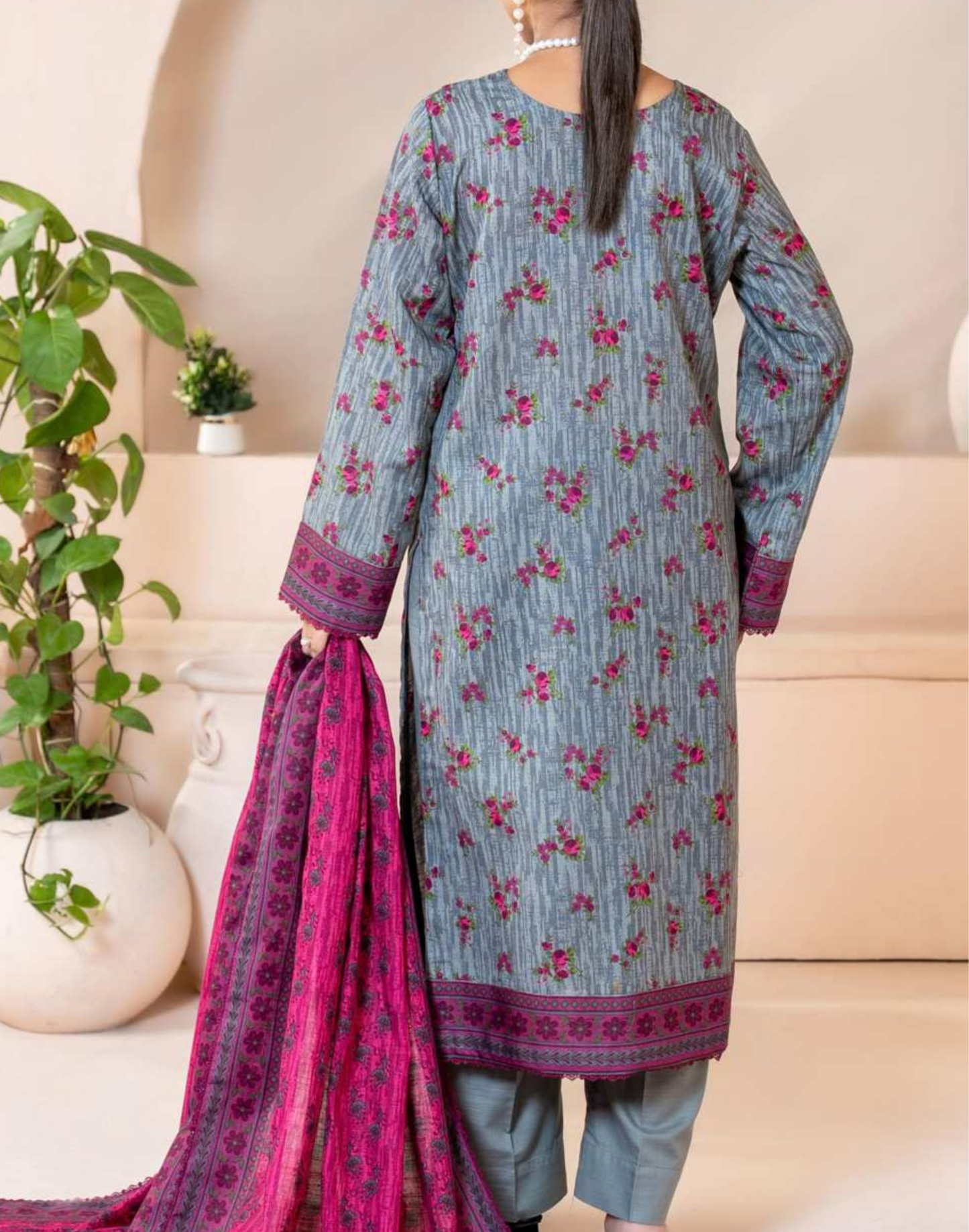 Mehnaz Airjet Printed Khaddar 3PC