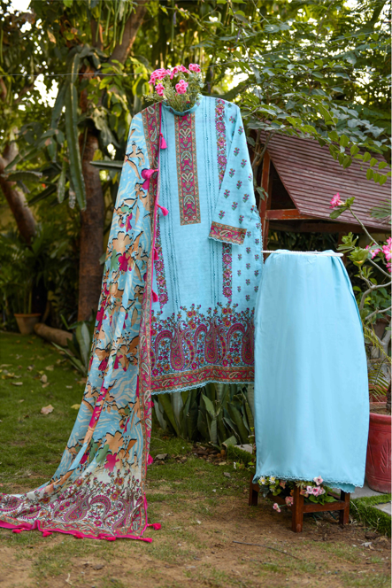 Miral By Murashe Printed Lawn 3-PC