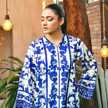 Lulusar Silk Shirt & Trouser 2-Pcs