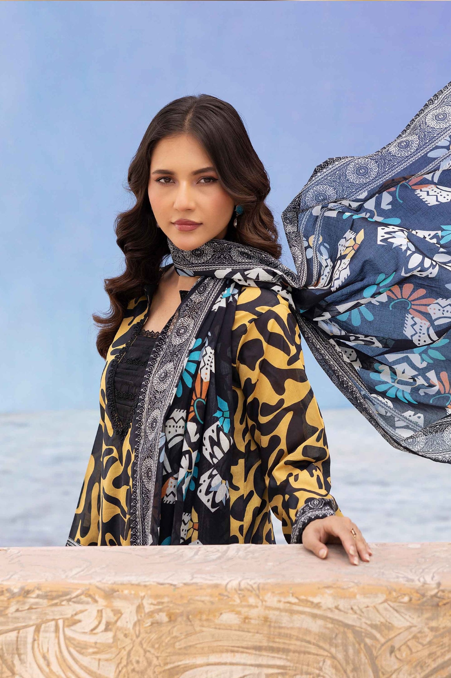Rang Reza Digital Printed Lawn 3PC