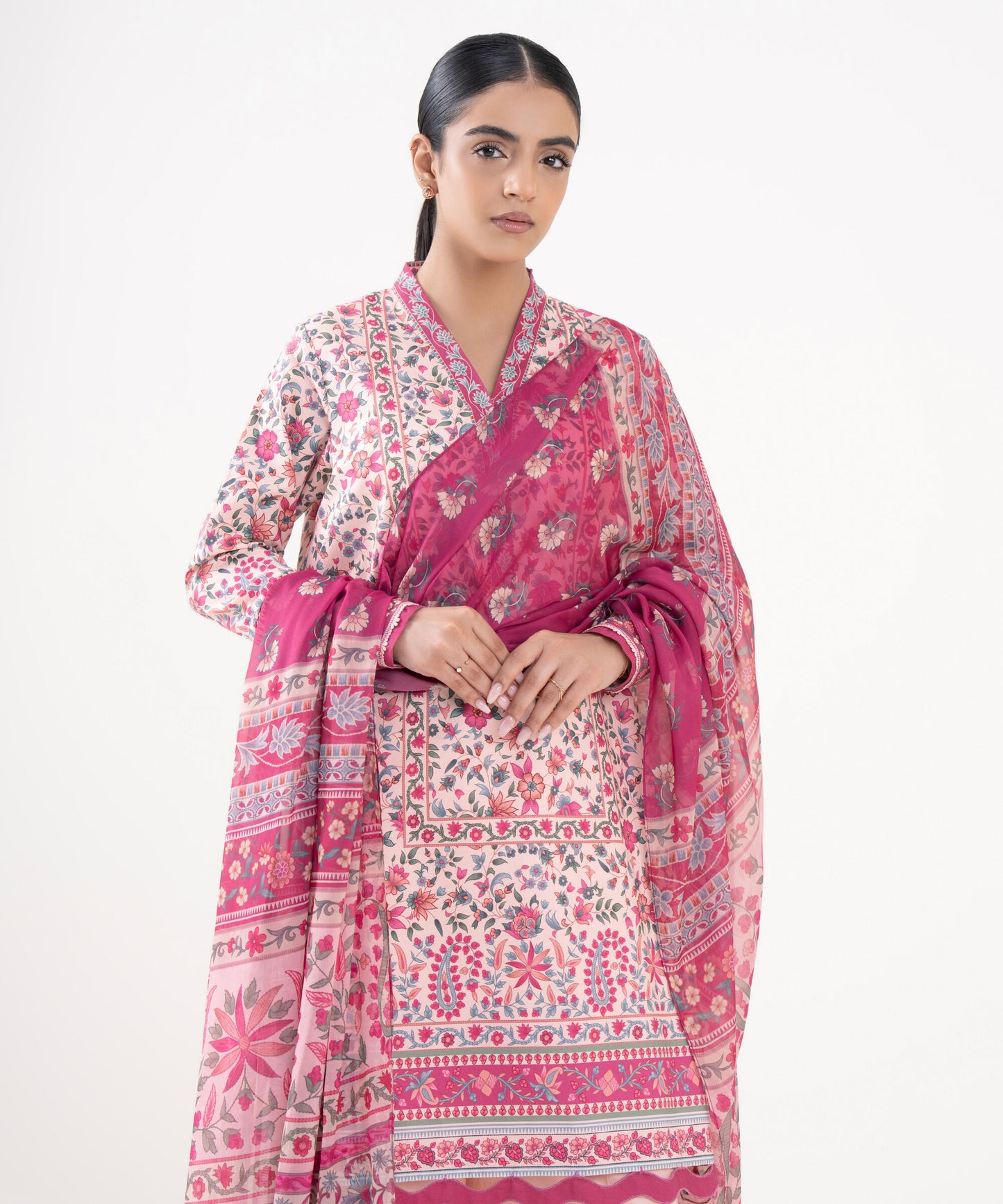 Sapphire Daily Digital Printed Lawn 3PC