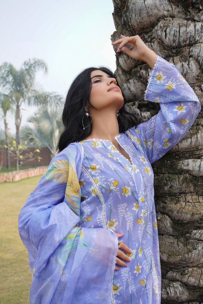 Madham By Lala Digital Printed Lawn 3PC