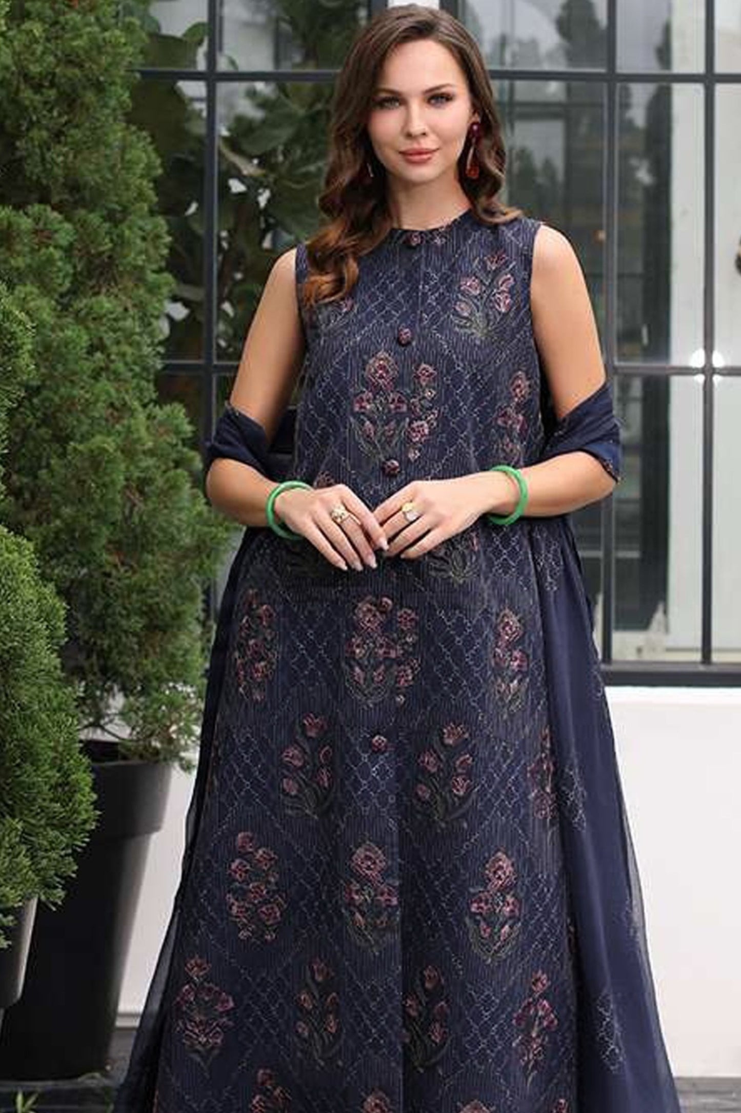 Anaya Noor Bareeze Work Embroidered 3PC