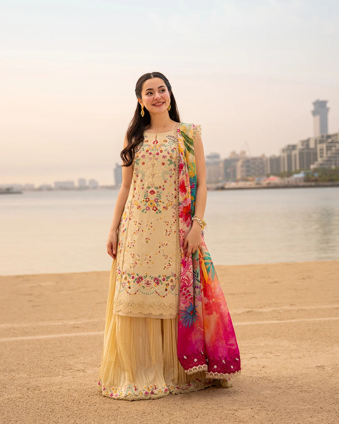 Faiza Saqlain Luxury Embroidered Lawn 3PC