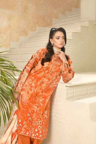 Reemse Digital Printed Lawn 3PC