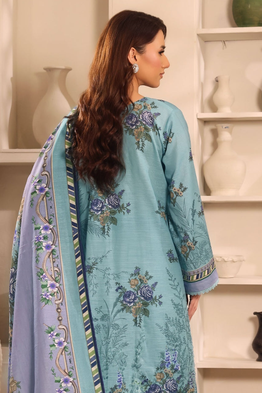 Winter Muse By Zarineh Digital Printed & Emb Khaddar 3PC
