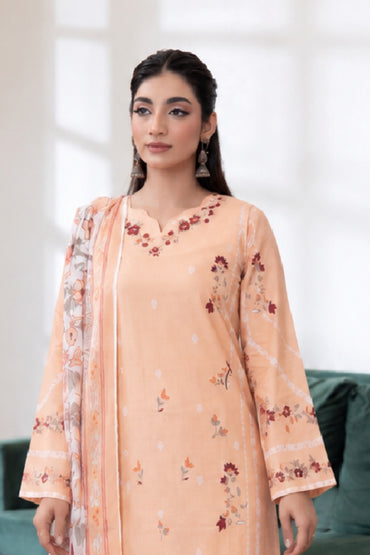 Anaya Noor Digital Printed Stone Linen 3PC