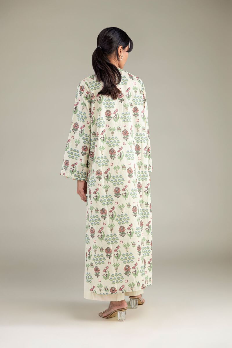 Khaadi Plain Embroidered Stitched Lawn 3PC