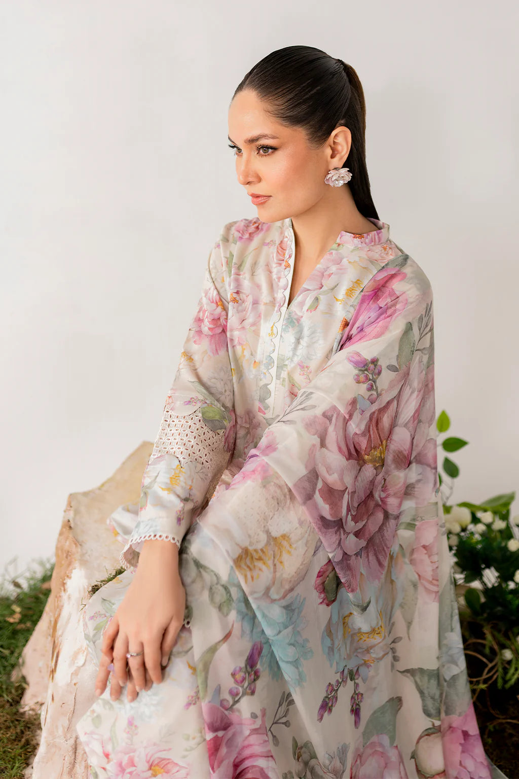 Baroque All Over Digital Printed Lawn 3-PC