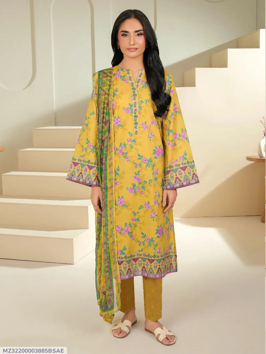 Kayseria Digital Printed Lawn 3PC