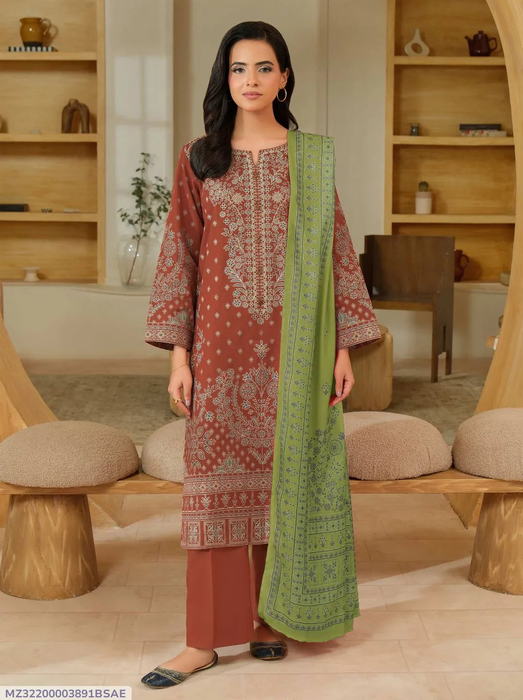 Kayseria Digital Printed Lawn 3PC