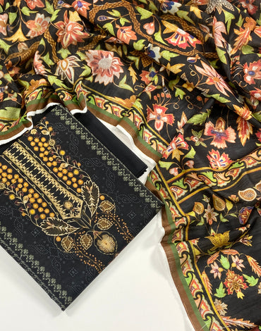 Mausummery Digital Printed Khaddar 3PC