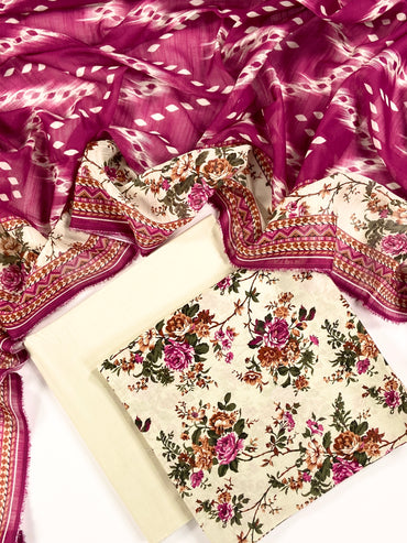 Rijja By Murashe Digital Printed Lawn 3PC