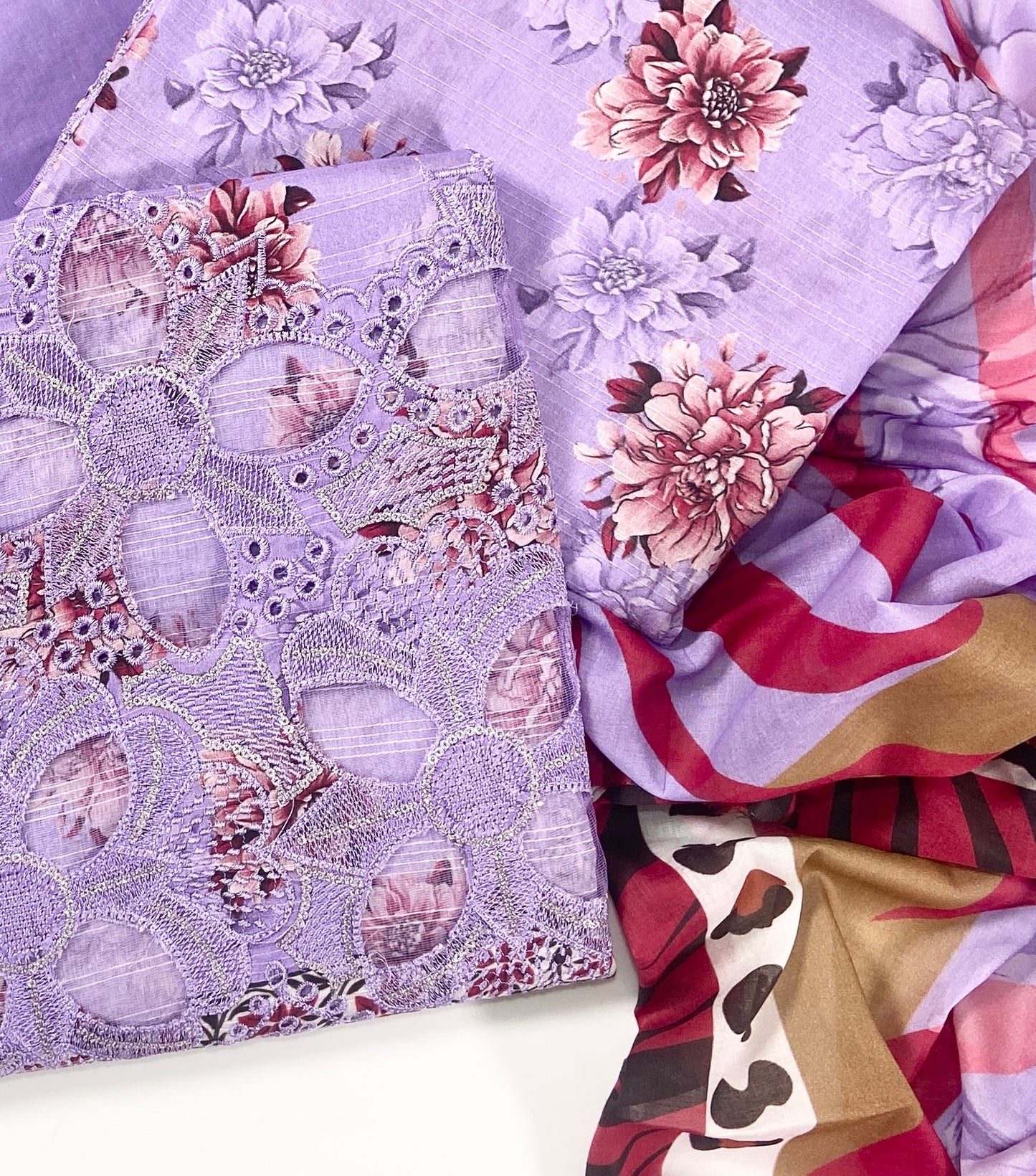 Anaya Noor Printed Bana Dora Lawn 3PC