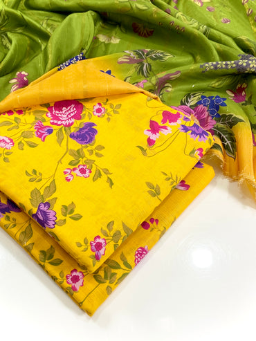 Elegance By Anaya Noor Printed Khaddar 3PC