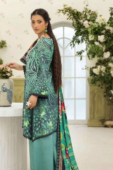 Raiha Digital Printed Linen 3PC