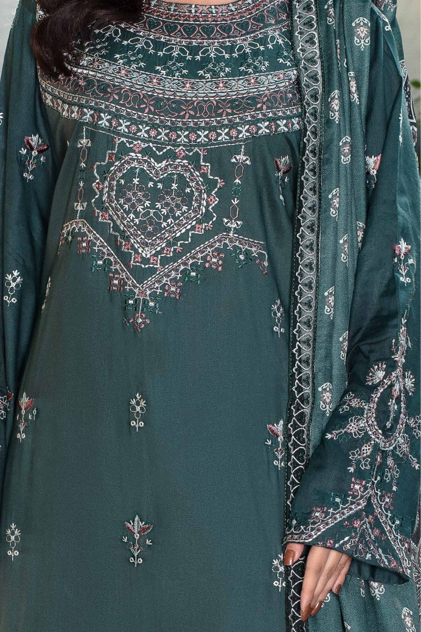 Falak By Feroza Luxury Embroidered Staple 3PC
