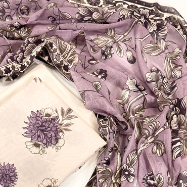 Anaya Noor Digital Printed Bana Dora Lawn 3PC